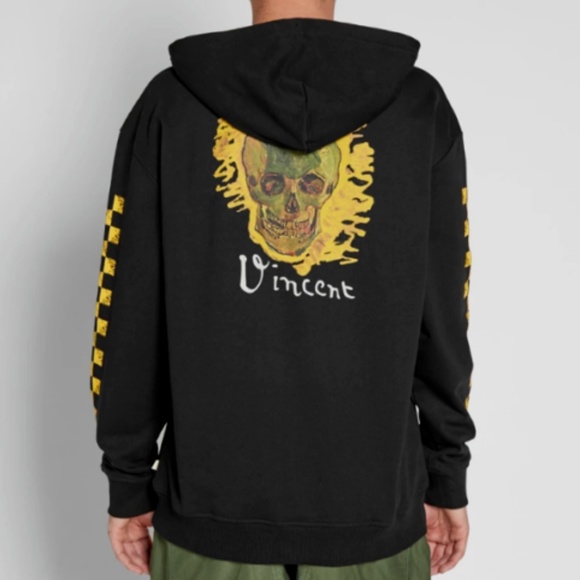 Men’s Vans X Van Gogh Skull Hoodie - Picture 3 of 7